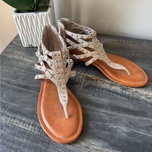 Gianni Bini Stud Gladiator sandals size 9